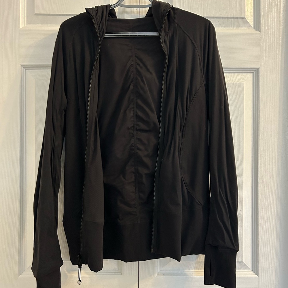 Lululemon Black Full-Zip Reversible Jacket